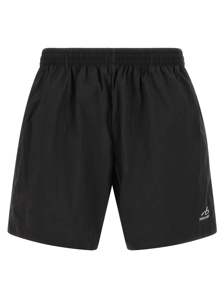 Balenciaga Black Polyamide Shorts