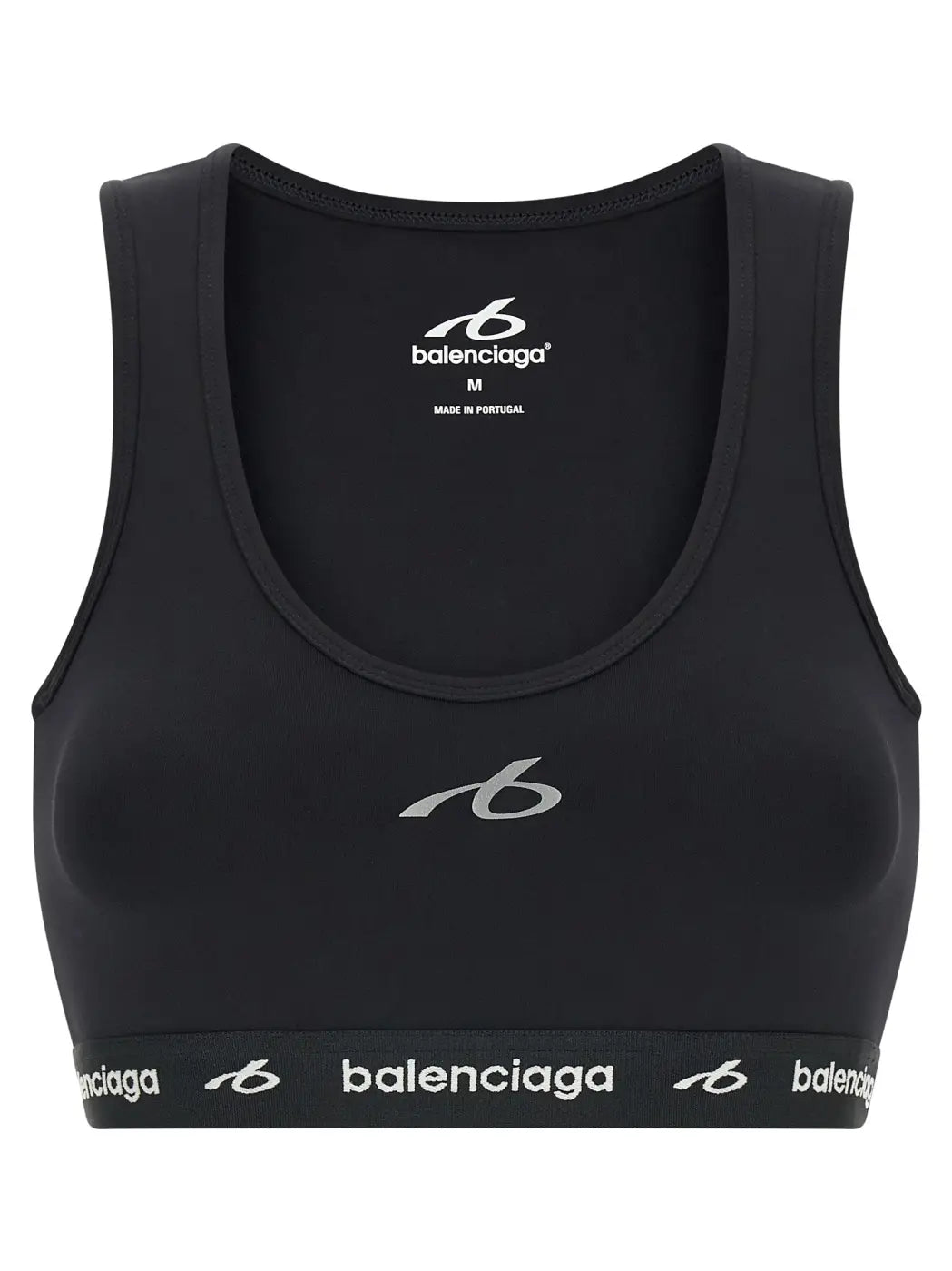 Balenciaga Black Polyamide Sport Bra