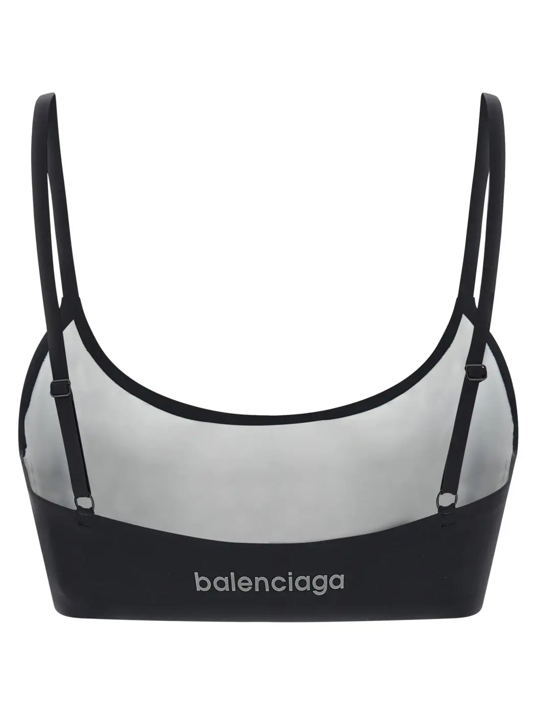Balenciaga Black Polyamide Sport Bra