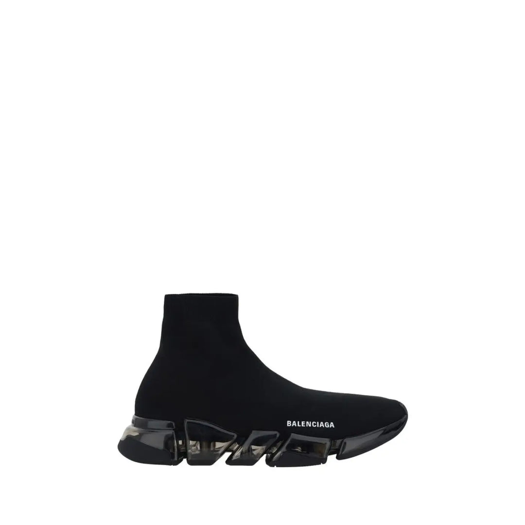 Balenciaga Black Polyester Athletic Sneakers