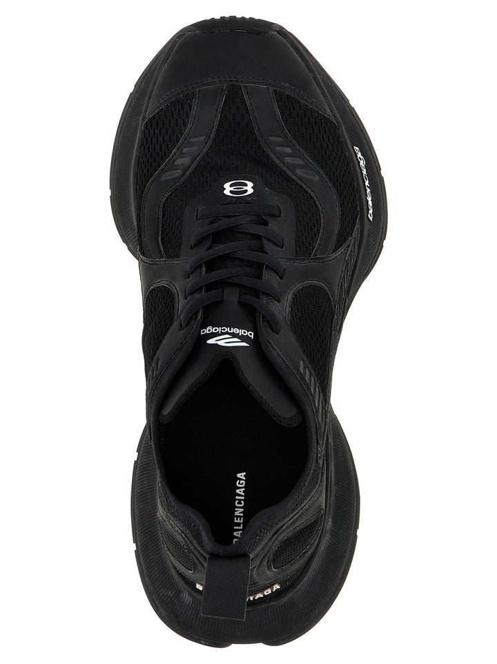Balenciaga Black Polyester Athletic Sneakers