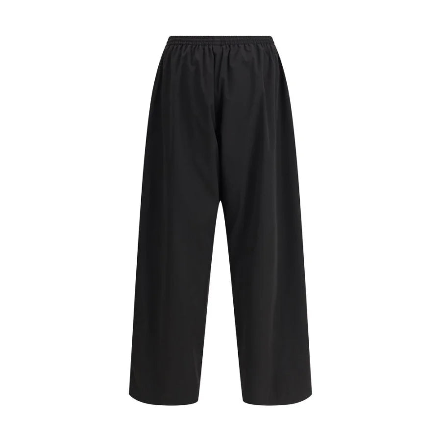 Balenciaga Black Polyester Casual Pants