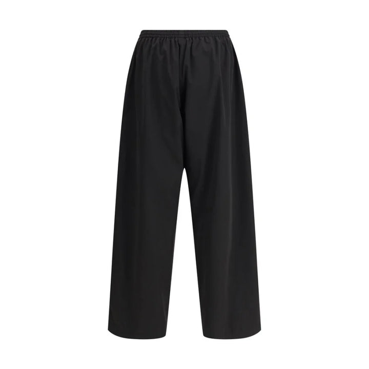 Balenciaga Black Polyester Casual Pants