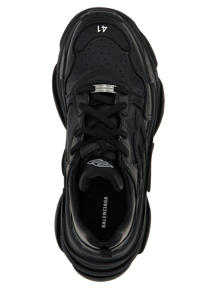 Balenciaga Black Polyethylene Athletic Sneakers