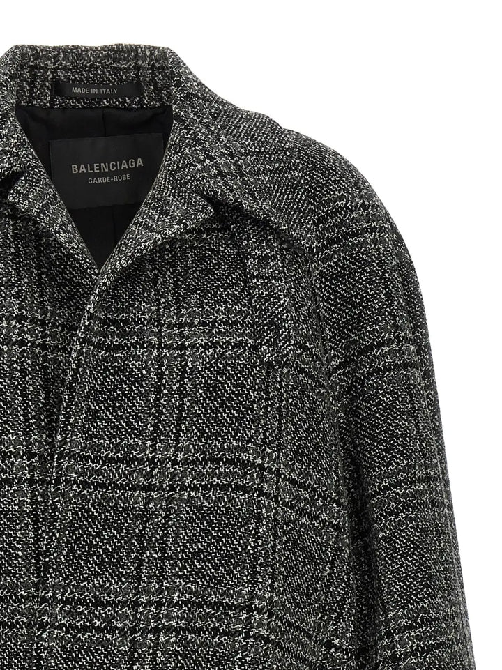 Balenciaga Black Wool Coat