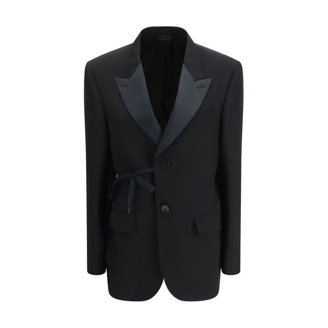 Balenciaga Black Wool Coat