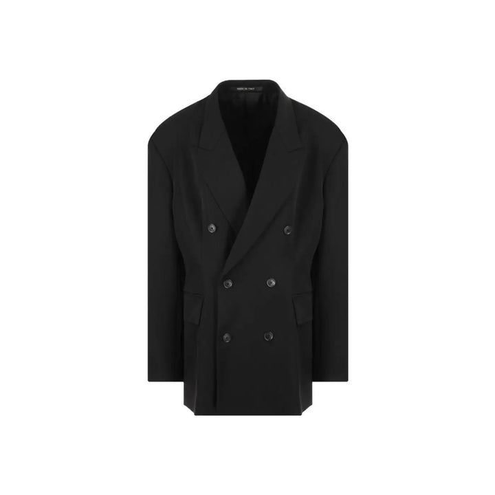 Balenciaga Black Wool Coat