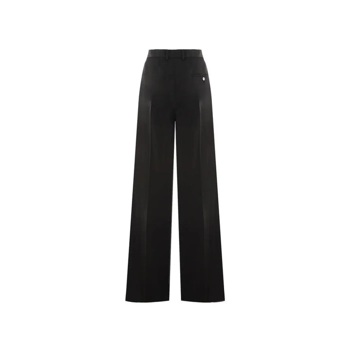 Balenciaga Black Wool Flared Pants
