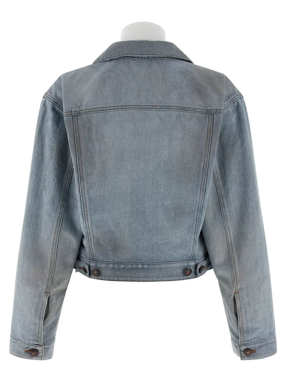 Balenciaga Blue Cotton Denim Jacket