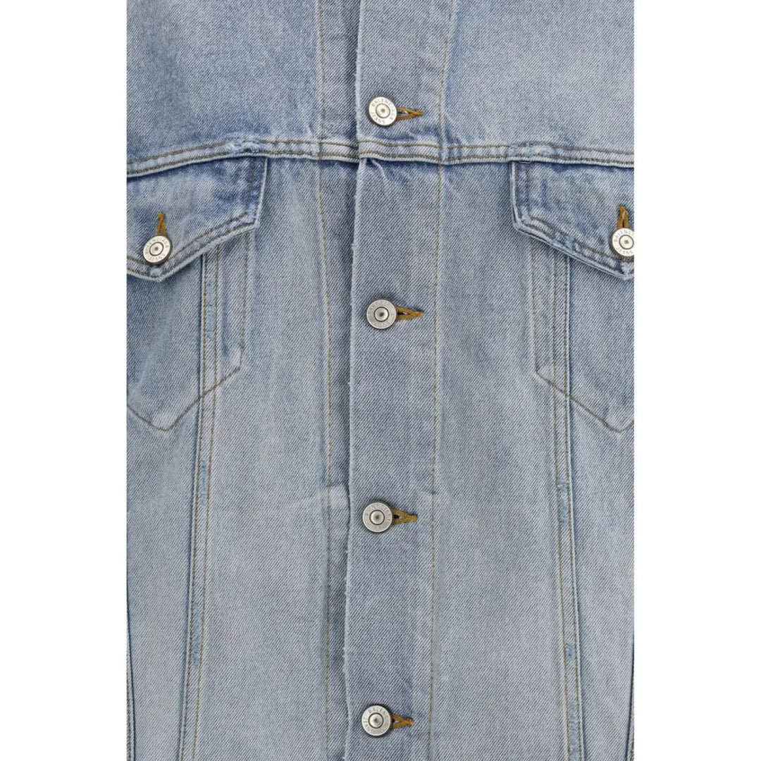 Balenciaga Blue Cotton Denim Jacket