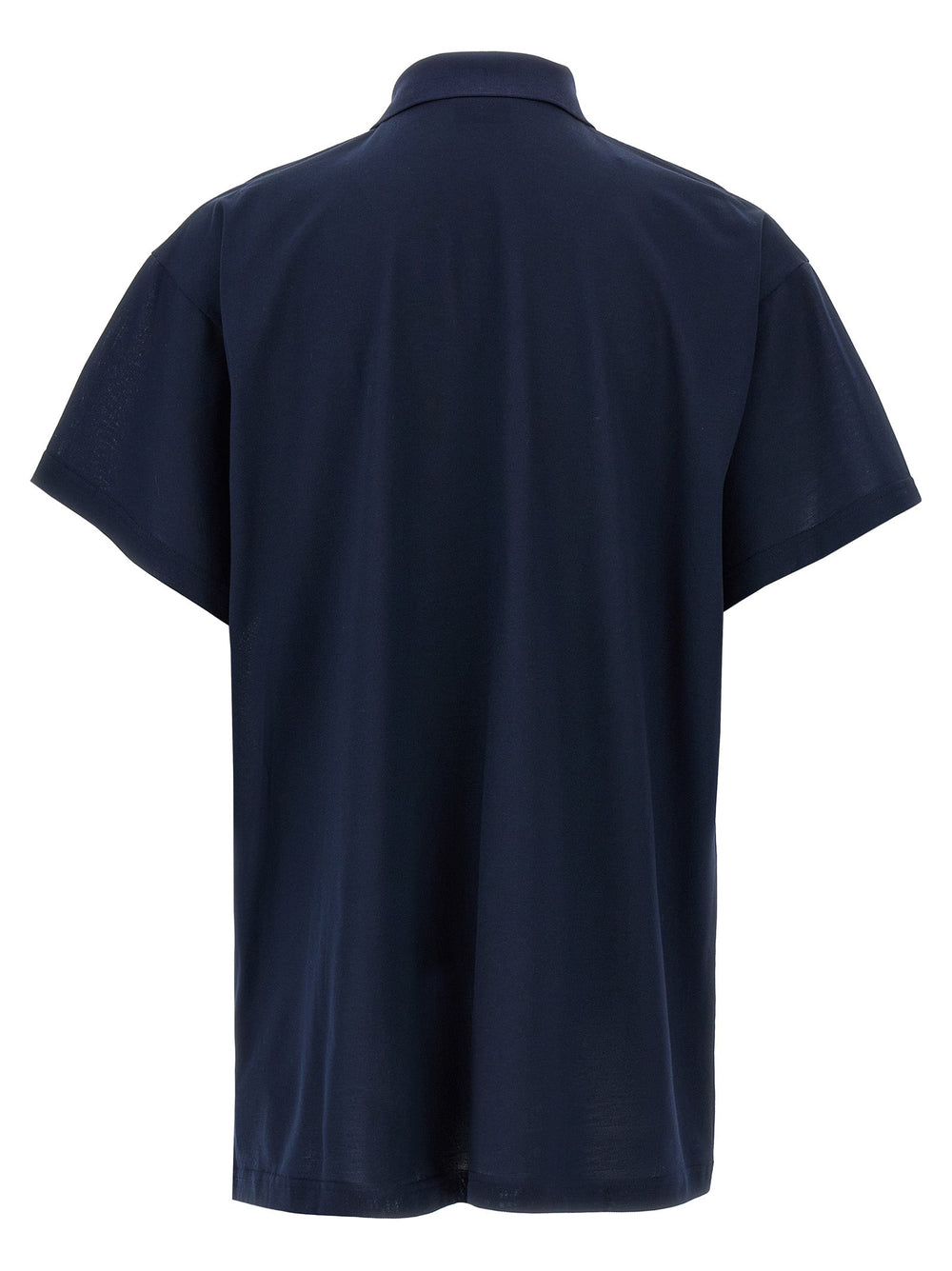 Balenciaga Blue Cotton Polo Shirt