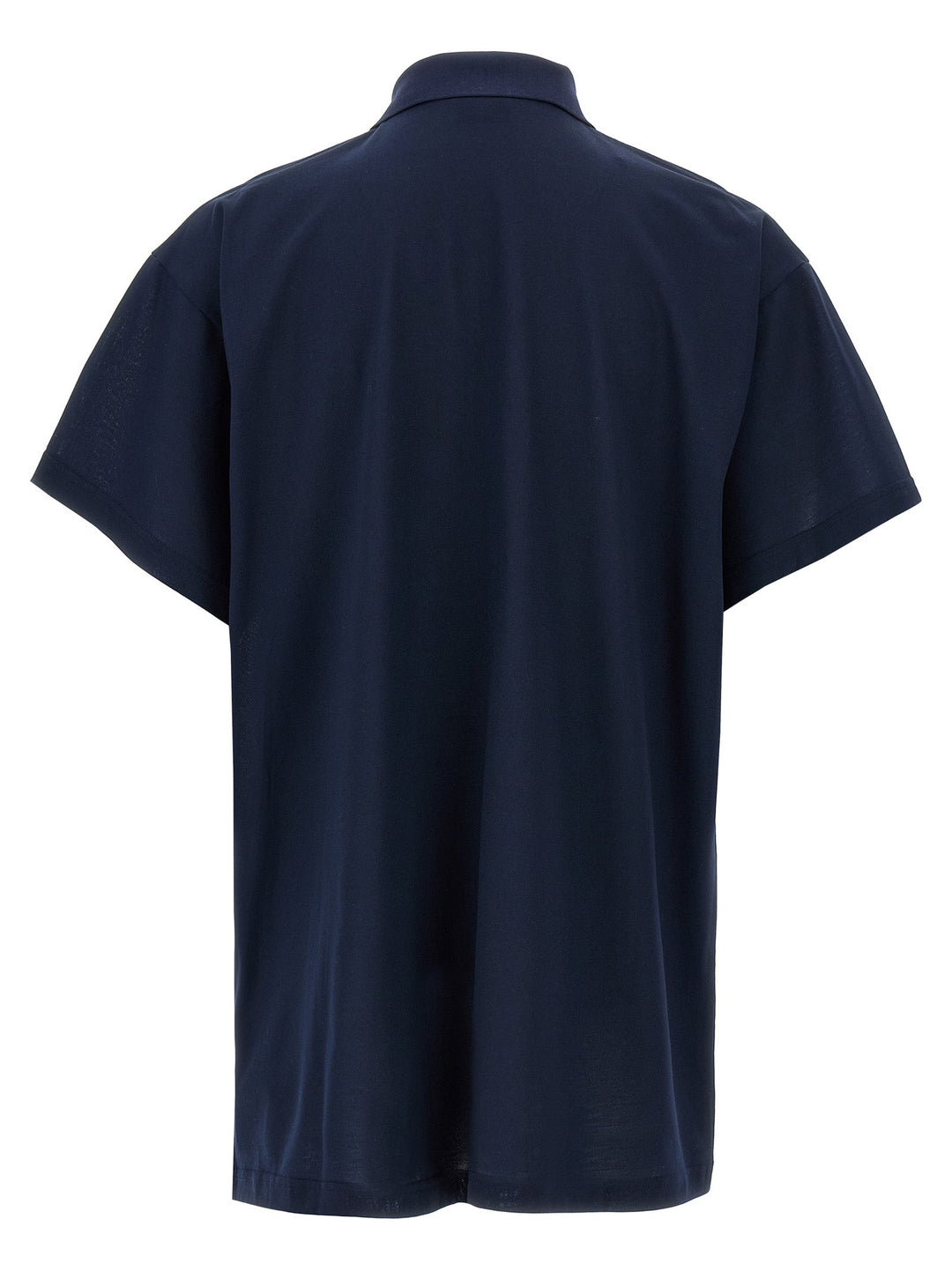 Balenciaga Blue Cotton Polo Shirt