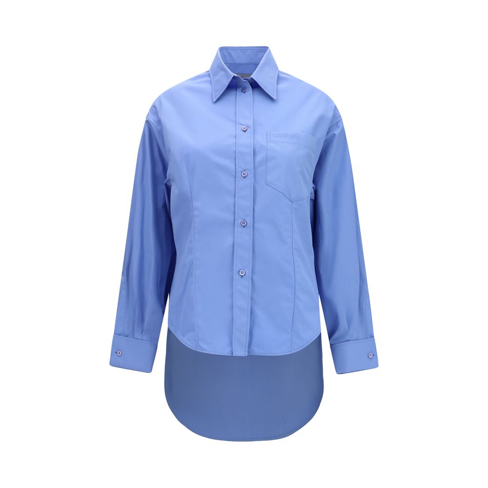 Balenciaga Shirts - Blue Cotton Shirt