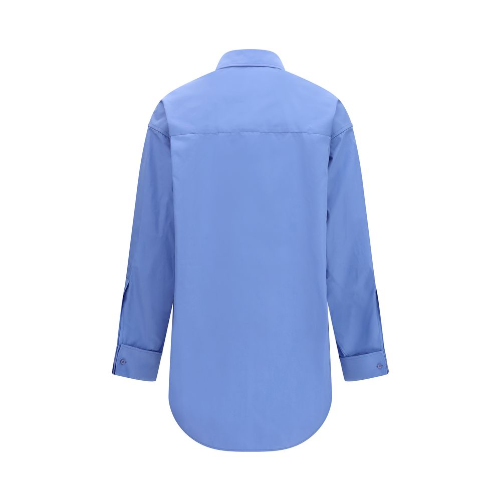 Balenciaga Shirts - Blue Cotton Shirt