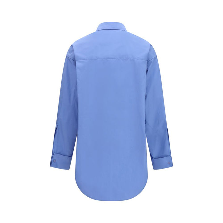 Balenciaga Shirts - Blue Cotton Shirt