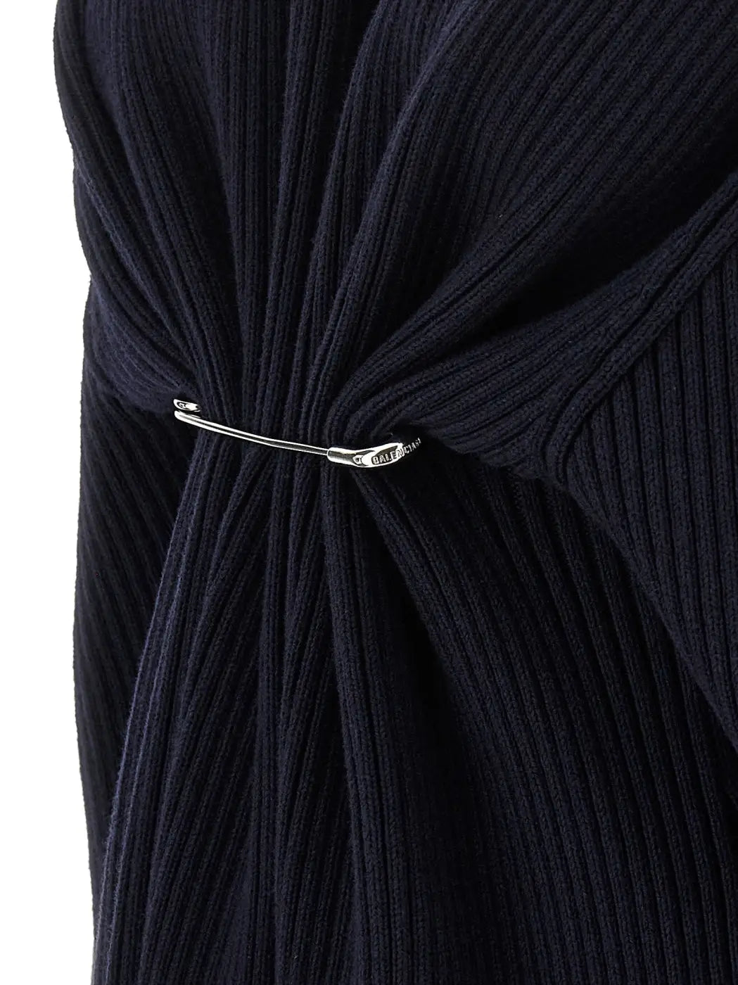 Balenciaga Blue Wool Short Dress