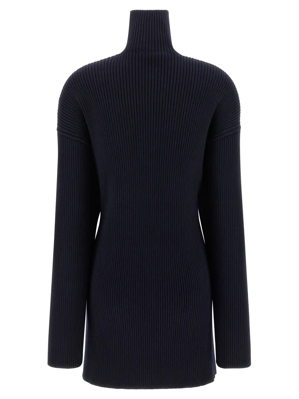 Balenciaga Blue Wool Short Dress