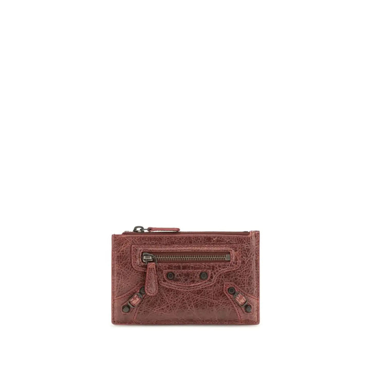 Balenciaga Bordeaux Lamb Ovis Aries Wallet