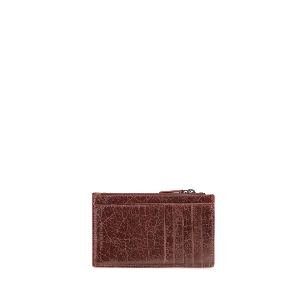 Balenciaga Bordeaux Lamb Ovis Aries Wallet