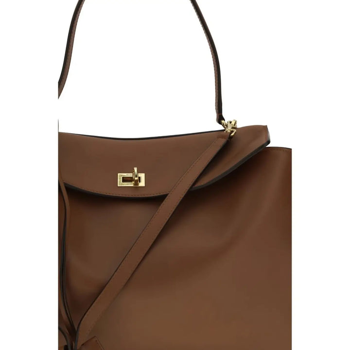 Balenciaga Brown Calf Leather Bos Taurus Shoulder Bag