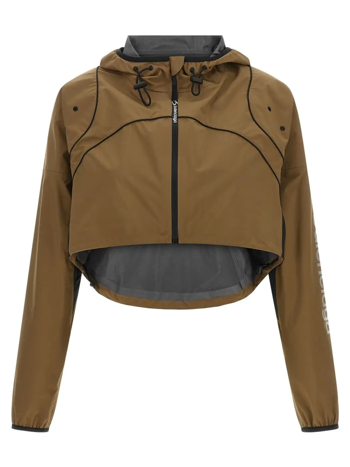 Balenciaga Brown Polyester Shell Jacket
