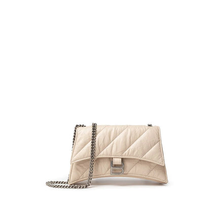 Balenciaga Crush Beige Bag Quilted Leather Luxury Statement