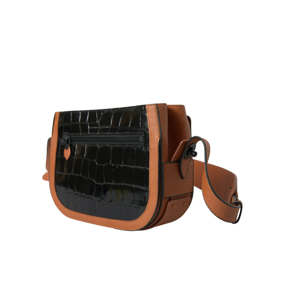 BALENCIAGA Exotic Crocodile Skin Leather Shoulder Camera Bag Balenciaga