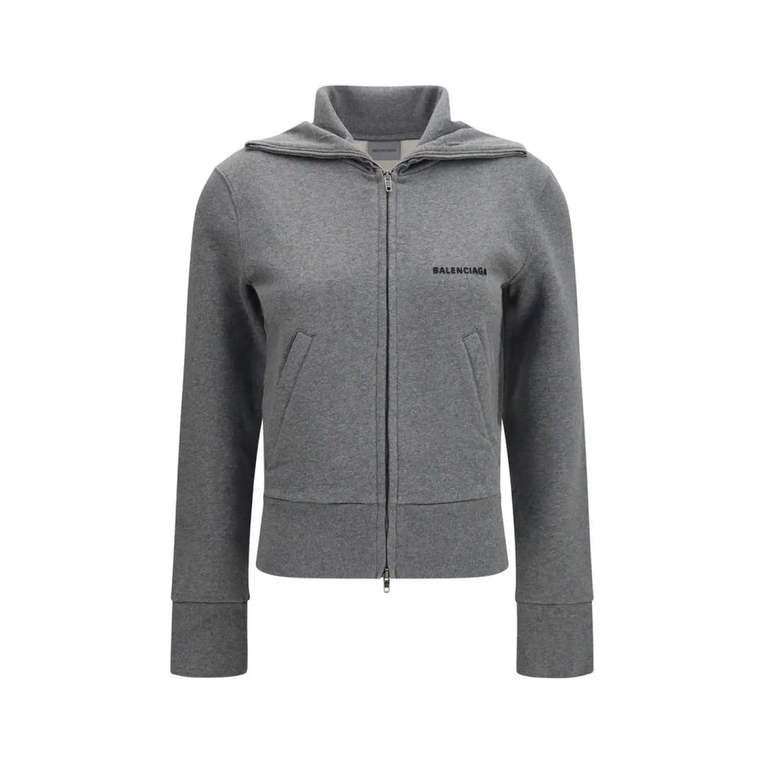 Balenciaga Gray Cotton Sweatshirt