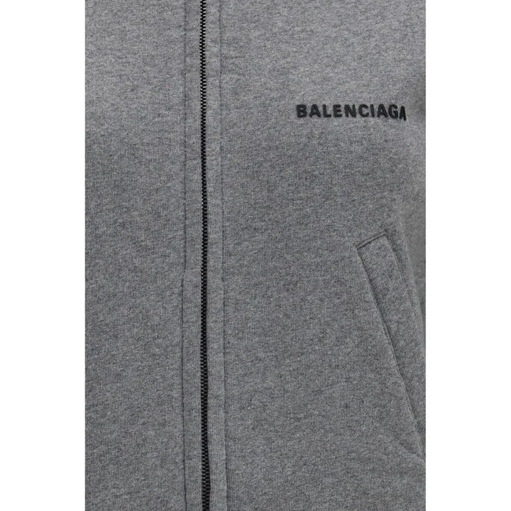Balenciaga Gray Cotton Sweatshirt