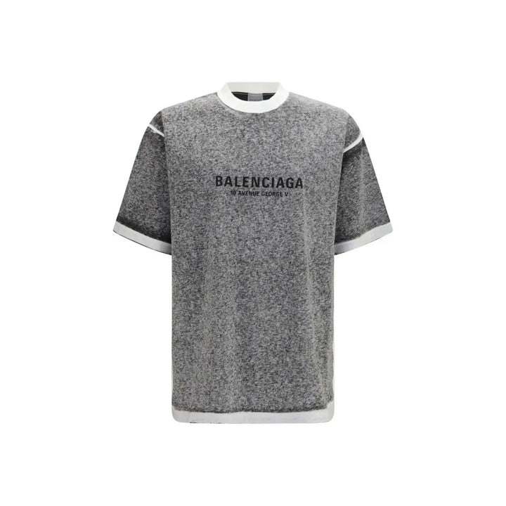 Balenciaga Gray Cotton T-shirt