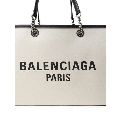 Balenciaga Gray Cotton Tote Bag Stylish Sale Item