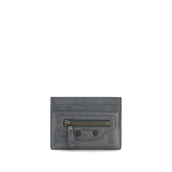 Balenciaga Gray Lamb Ovis Aries Wallet