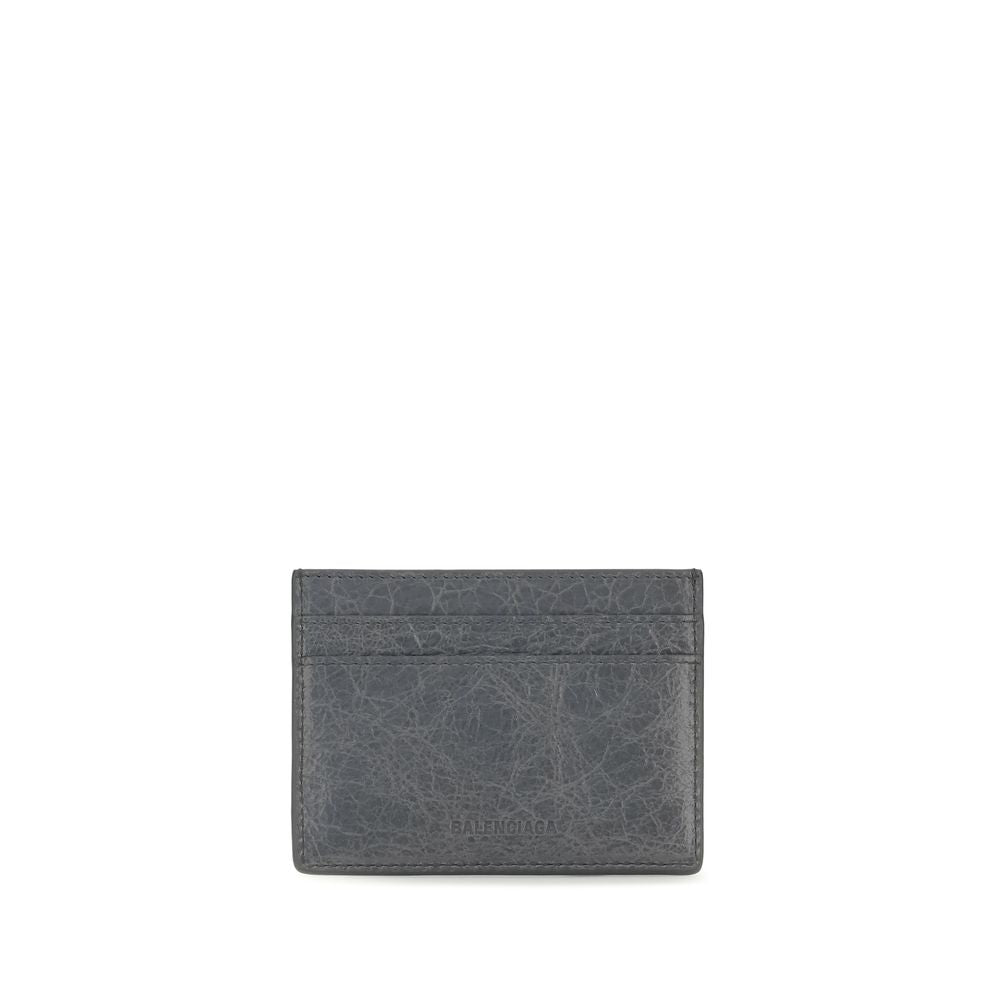 Balenciaga Gray Lamb Ovis Aries Wallet