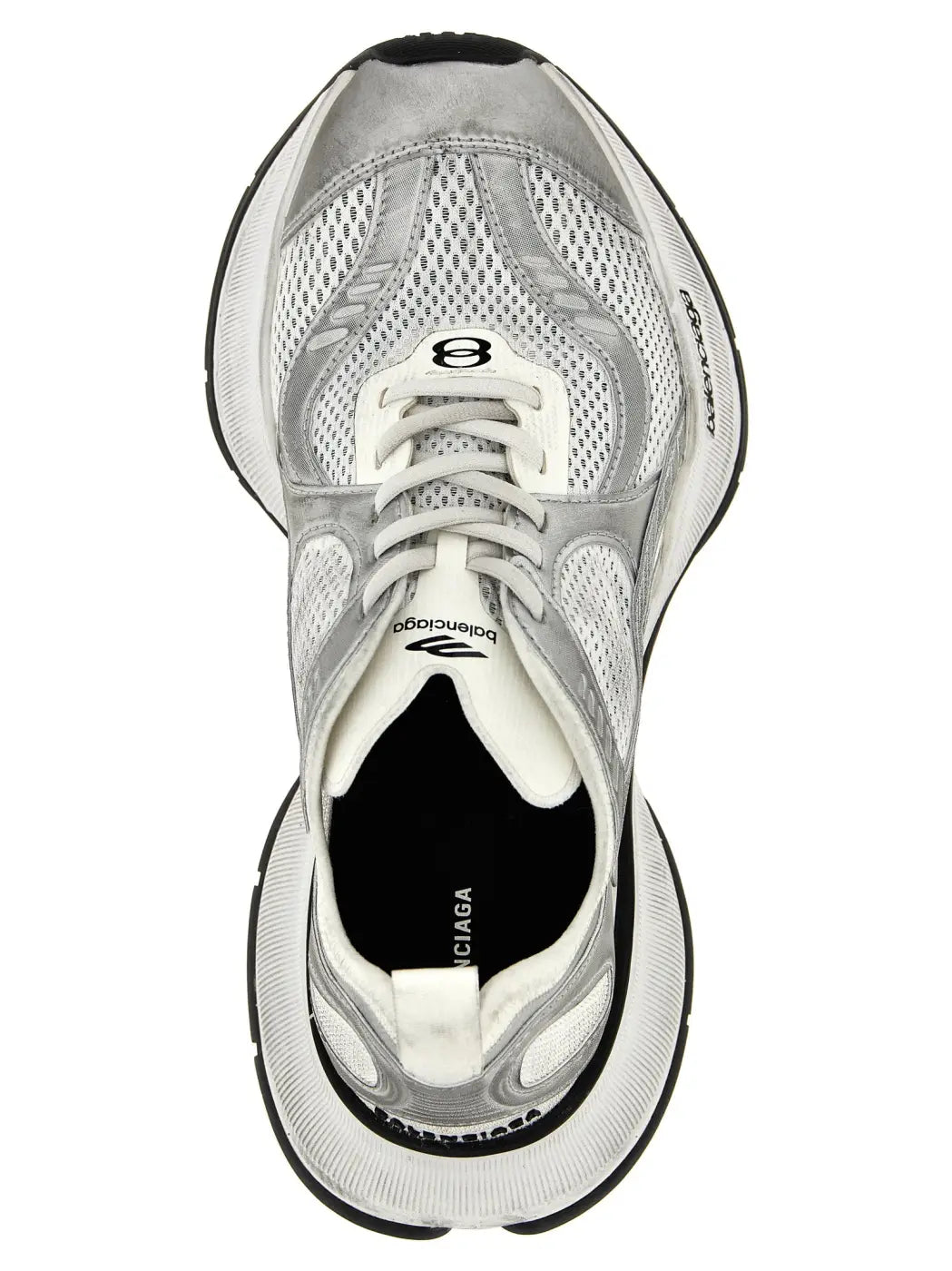 Balenciaga Gray Polyester Athletic Sneakers