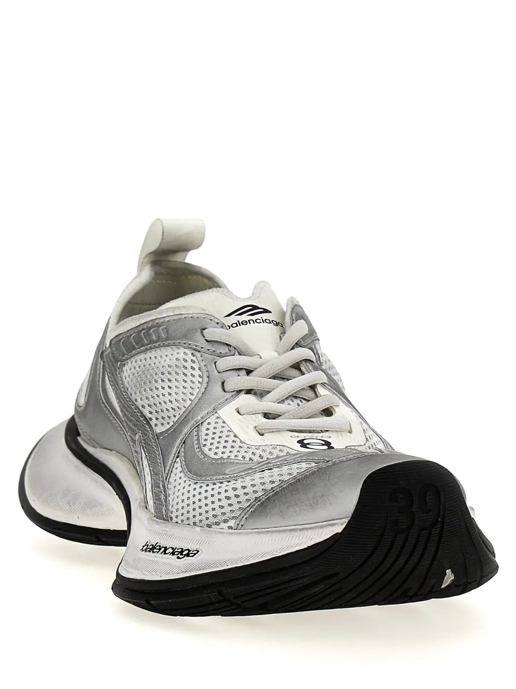 Balenciaga Gray Polyester Athletic Sneakers