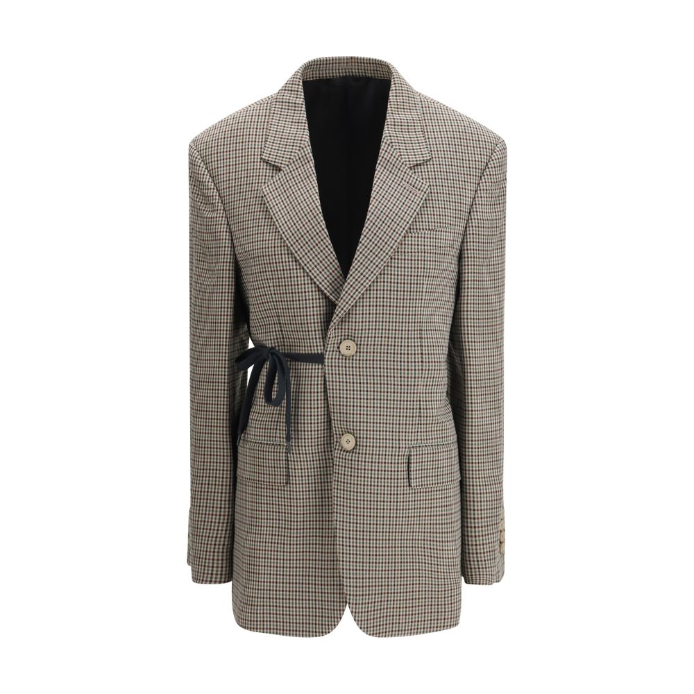 Balenciaga Coats &amp; Jackets - Multicolor Lyocell Coat