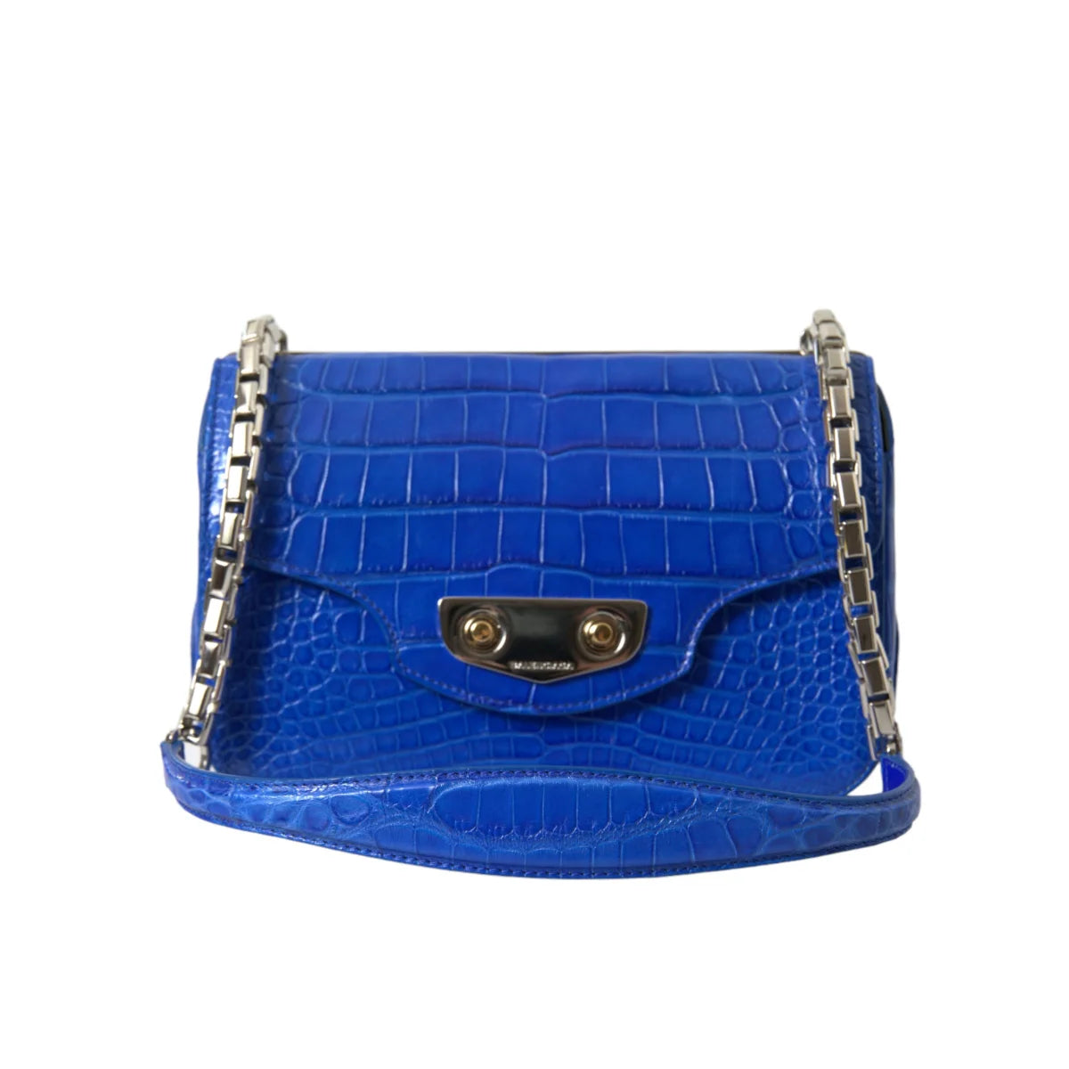 BALENCIAGA Neo Classic Alligator Skin Leather Mini Shoulder Bag Balenciaga