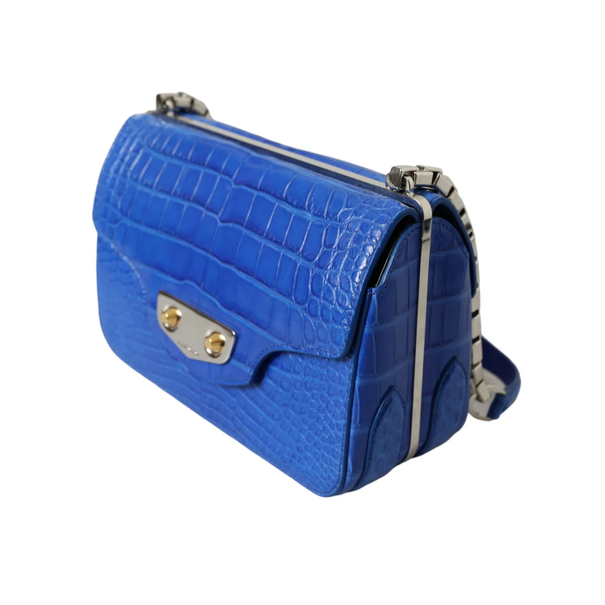 BALENCIAGA Neo Classic Alligator Skin Leather Mini Shoulder Bag Balenciaga