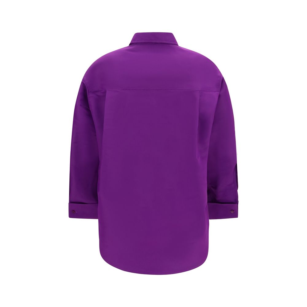 Balenciaga Shirts - Purple Cotton Shirt