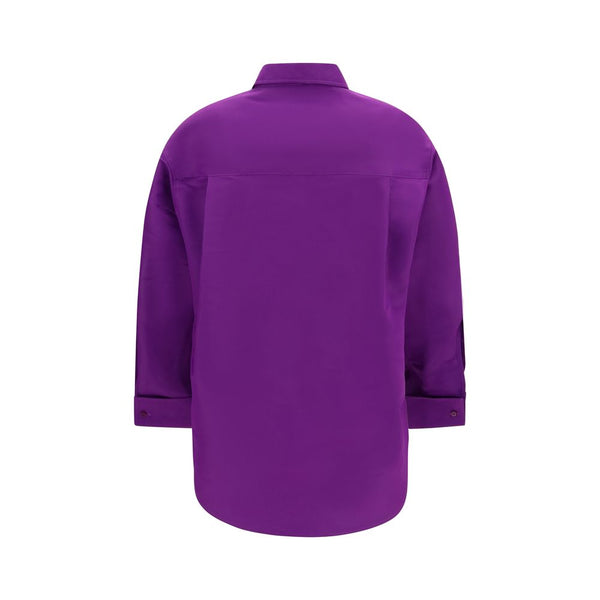 Balenciaga Shirts - Purple Cotton Shirt