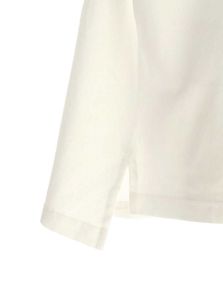 Balenciaga White Cotton Polo Shirt