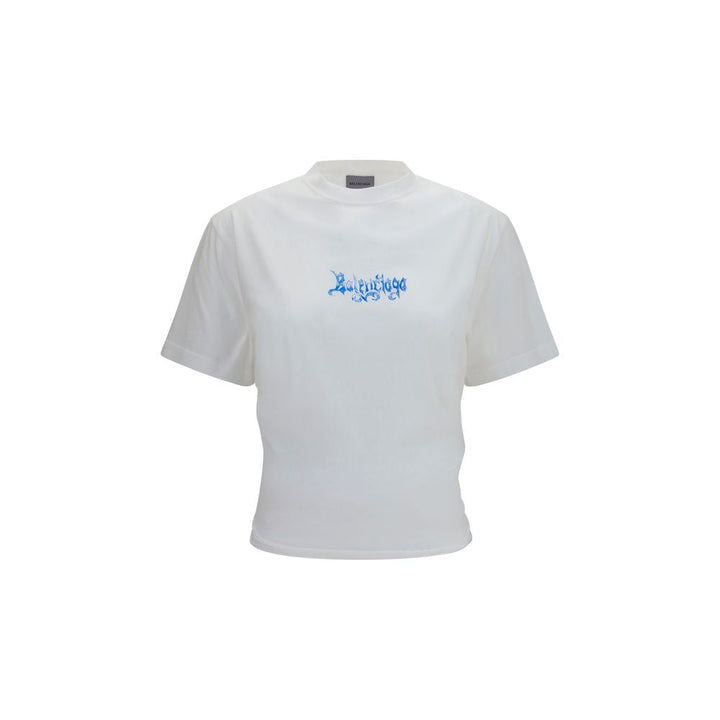 Balenciaga - White Cotton T-Shirt