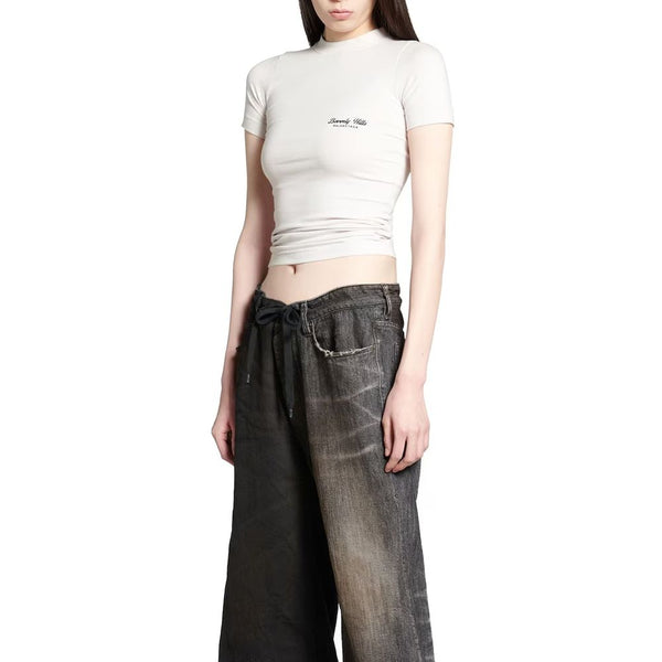 Balenciaga - White Cotton T-Shirt