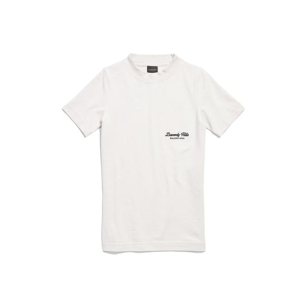 Balenciaga - White Cotton T-Shirt