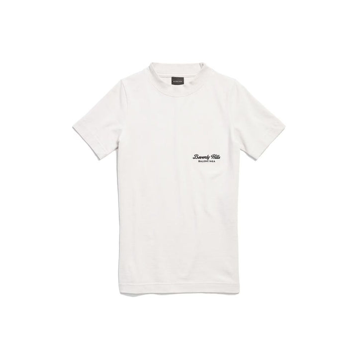 Balenciaga - White Cotton T-Shirt