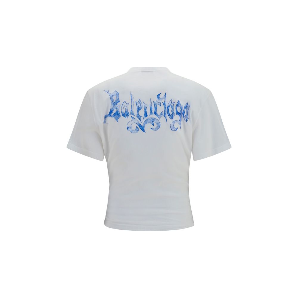Balenciaga - White Cotton T-Shirt