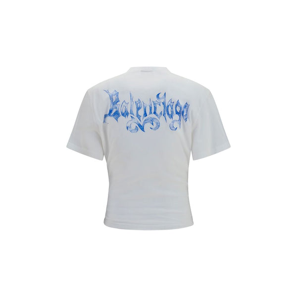 Balenciaga - White Cotton T-Shirt