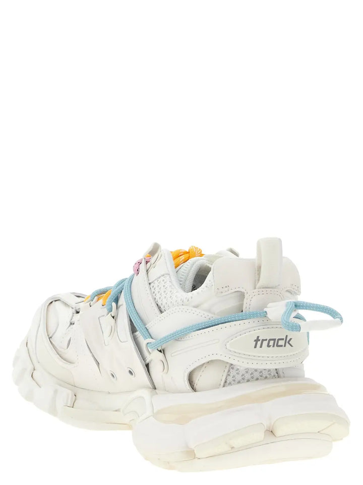 Balenciaga White Polyethylene Athletic Sneakers