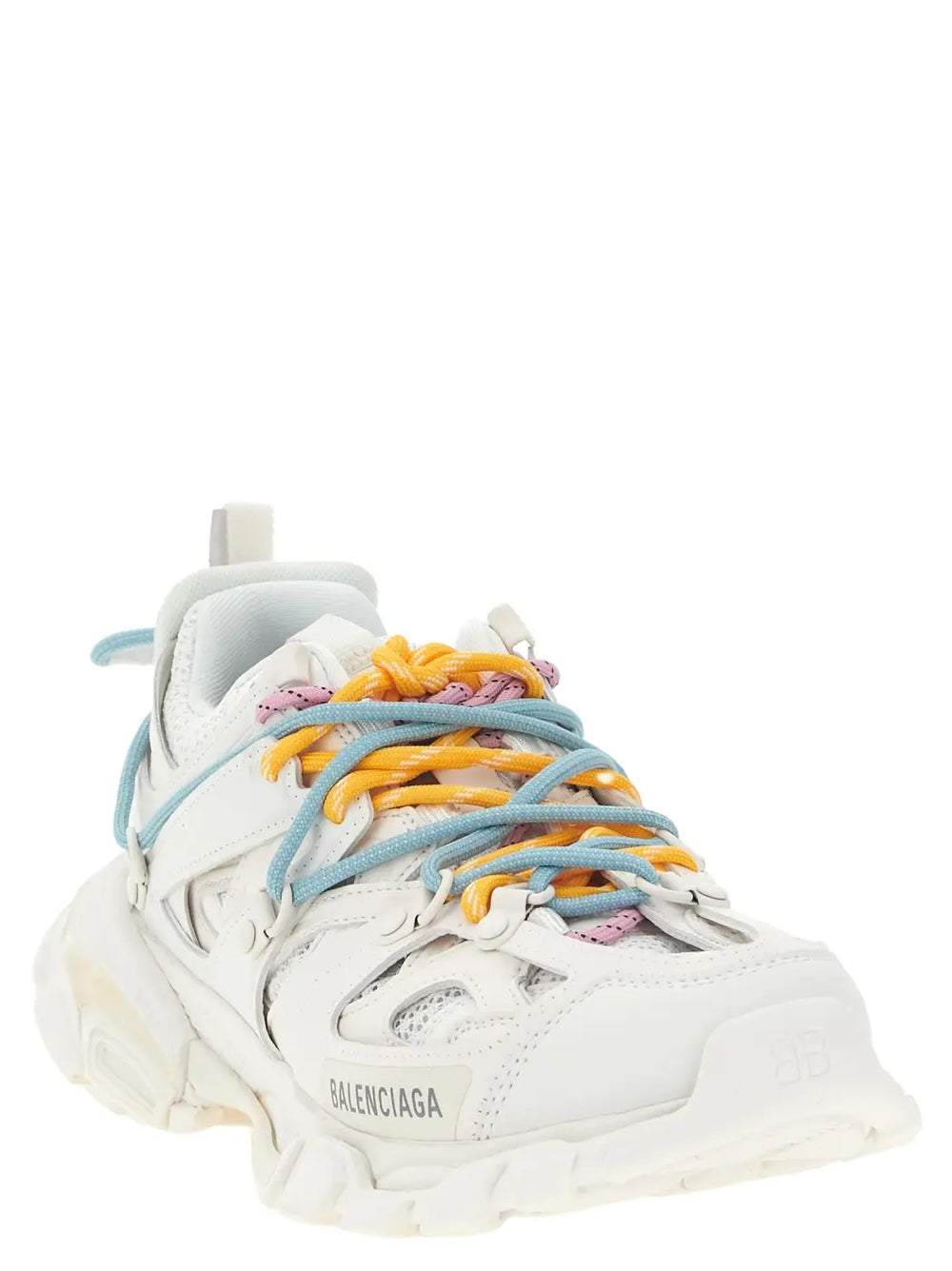 Balenciaga White Polyethylene Athletic Sneakers