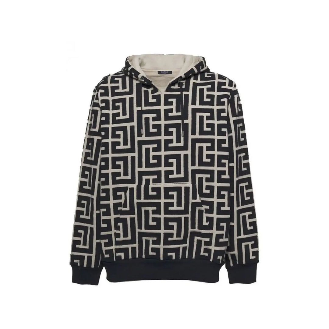 Balmain Beige Cotton Sweatshirt
